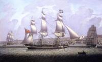 Salmon, Robert - A Frigate of the Baltic Fleet off Greenock